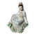 1970s Ceramic Asian Woman Sculpture For Sale