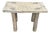 Andrianna Shamaris Wabi Sabi Teak Wood Small Bench or Stool For Sale