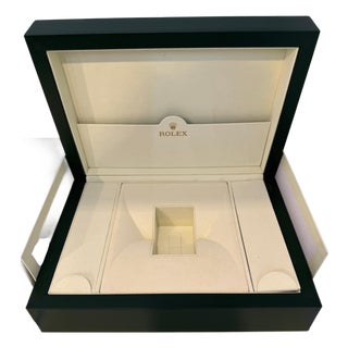 Rolex Watch Box, New Creme Empty Acs. Oyster Perpetual Daytona GMT Datejust For Sale