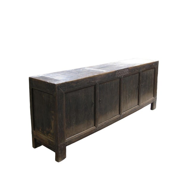 Antique Black Sideboard Cabinet 29 For Sale - Image 4 of 13