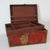 Wood Anglo-Indian, Asian Hand-Crafted & Painted Large Lidded Storage/Chest With Brass Hardware For Sale - Image 7 of 18