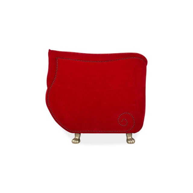 Gaudi Fabric Chair in Red from Bretz For Sale - Image 12 of 14