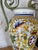 Mid 20th Century Hand-Painted Italian Majolica Ceramic Amphora Floor Vase With Caffagiolo Pattern For Sale - Image 6 of 10