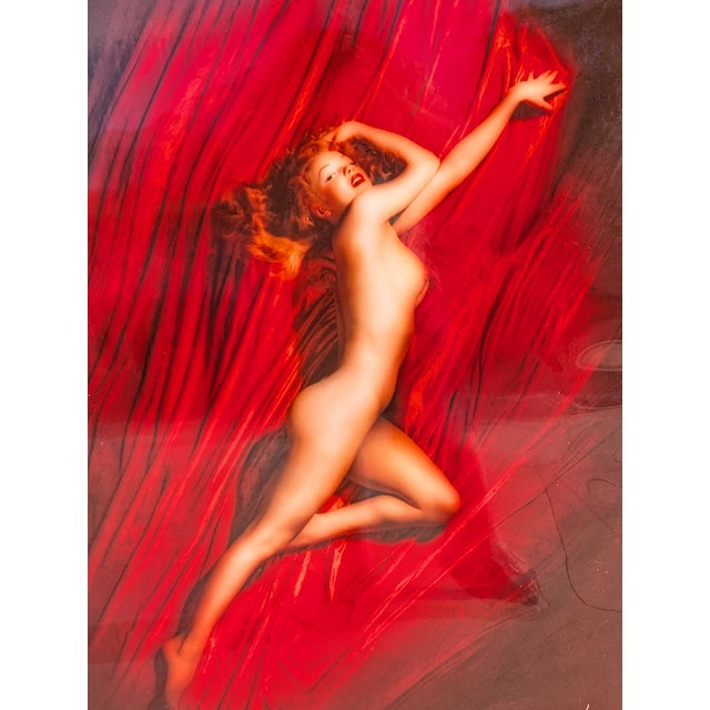 American 1980s Marilyn Monroe, Pose #2 by Tom Kelley From the "Red Velvet Series", #100/300 For Sale - Image 3 of 6