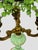 Glass Vintage Jadeite 3 Arm Table Lamp For Sale - Image 7 of 15