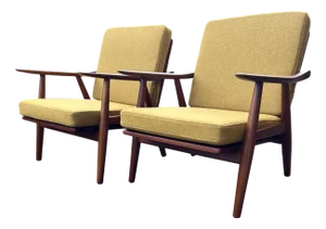 Set of GE270 Armchairs by Hans J Wegner for Getama, 1950s