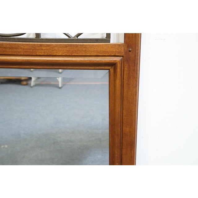 Late 20th Century Alexander Julian Home Colours Collection Cherry Early American Traditional 54" Mirror For Sale - Image 5 of 6