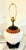 Transitional Large Hand Painted Lamp by Wildwood, Mid-Century For Sale - Image 3 of 14