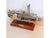 Large Vintage Italian Silver 800 Steamboat Statue with Wooden Base by Robert E. Lee, 1970s For Sale - Image 3 of 12