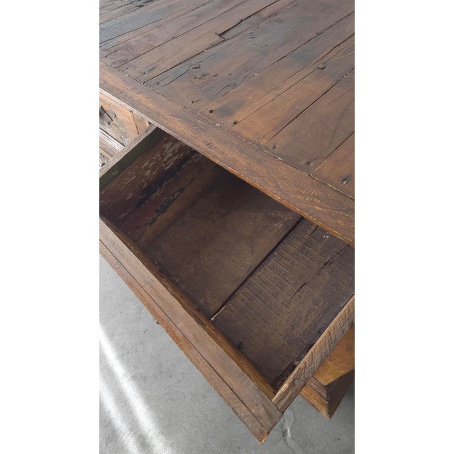 Massive Antique Rustic European Dresser Credenza For Sale - Image 11 of 12