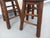 Wood Vintage Wooden Stools, 1960s, Set of 3 For Sale - Image 7 of 11
