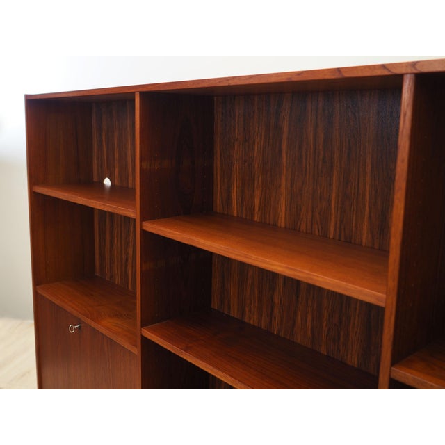 Orange Danish Teak Bookcase, 1970s For Sale - Image 8 of 18