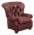 Restoration Hardware Ralph Lauren Tufted Leather Lounge Chair For Sale