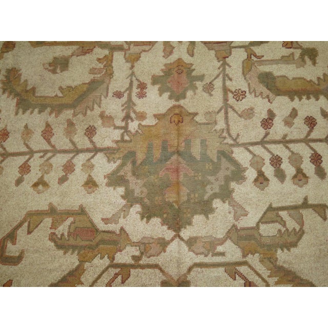 Zabihi Collection Antique Oversize Square Oushak Rug - 18'3" x 18'4" For Sale In New York - Image 6 of 10