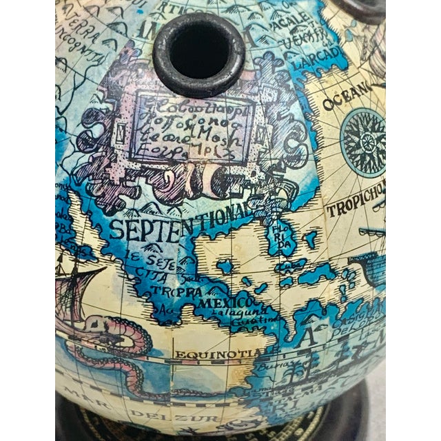 Vintage Old World Globe Pen and Pencil Holder For Sale In New Orleans - Image 6 of 11