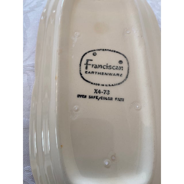 Traditional Vintage Franciscan Apple Pattern Butter Dish For Sale - Image 3 of 11