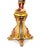 Gold Italian Figural Standing Candelabra Floor Lamp, Early 20th Century For Sale - Image 8 of 18
