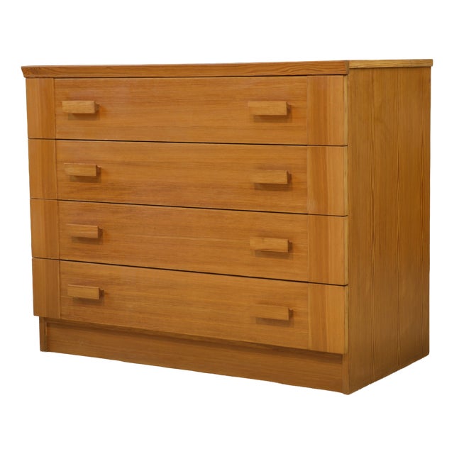Pine Veneer Chest of Drawers, 1980s For Sale