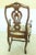 Italian Set of 8 Italian Walnut Cane Seat Dining Room Chairs For Sale - Image 3 of 13