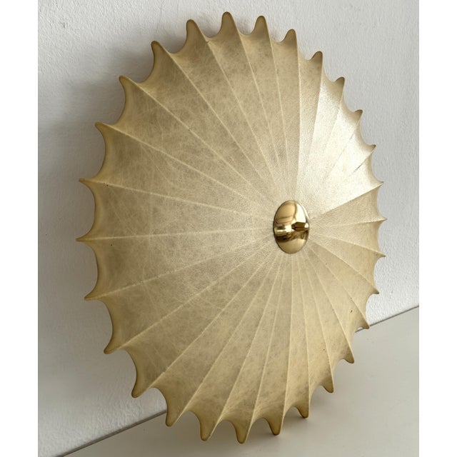 Large Mid-Century Modern Goldkant Cocoon Flush Mount from Goldkant Leuchten, 1960 For Sale - Image 12 of 18