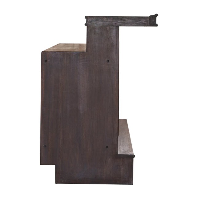 Traditional Matthew Izzo Home Public House Wood Bar - Large For Sale - Image 3 of 5