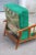 Italian Green Walnut Armchair, 1940s For Sale - Image 13 of 17