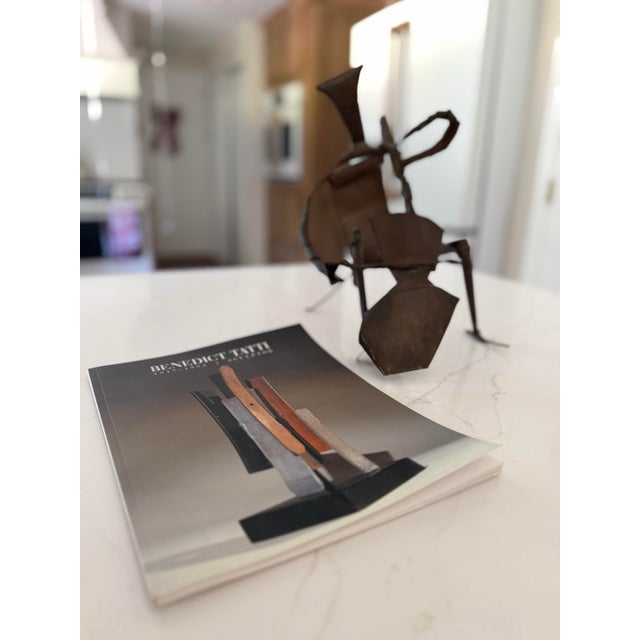 Offered for sale is an original abstract metal sculpture by the acclaimed American modernist, Benedict Tatti (1917–1993)....