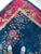 Antique Art Deco Asian Botanical Garden Magenta Rug 9.2 x 11.8 For Sale - Image 11 of 15