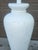 Ivory Vintage Textured Plaster Floor Lamp With Tassel Detail – Coastal Transitional Style For Sale - Image 8 of 8