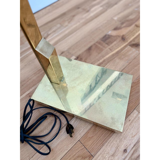1970s Casella Flat Bar Articulating Floor Lamp For Sale - Image 9 of 12