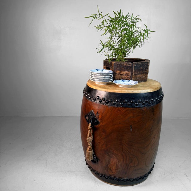 Decorative Japanese Nagadō Taiko Matsuri Drum, 1950s For Sale - Image 6 of 18