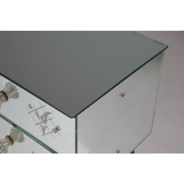 Art Deco Mirrored Bedside Tables, 1950s, Set of 2 For Sale - Image 14 of 18