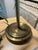 Vintage Adjustable Brass Pharmacy Floor Lamp With Patinated Finish For Sale - Image 9 of 12