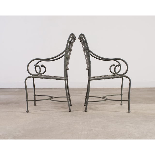 Labeled Brown Jordan Florentine Garden Set by Richard Frinier For Sale - Image 12 of 17