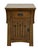Mission Mission Style Solid Quarter Sawn Oak Keyhole Nightstand For Sale - Image 3 of 5