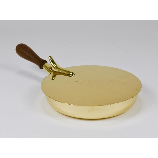 Butler Brass Ashtray with Lid and Handle attributed to Carl Auböck, Vienna, 1950s For Sale - Image 12 of 18