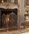 Metal Antique French Style Three Panel Silver Cherubs Decor Metal Fireplace Screen For Sale - Image 7 of 7