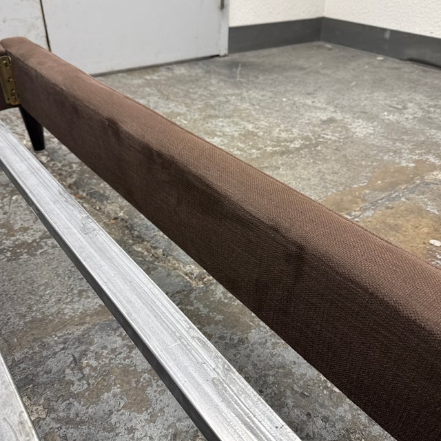Chocolate Queen Size Room & Board Hoffman Bed Frame For Sale - Image 8 of 12