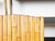 Mid 20th Century Pair of Midcentury Bamboo Folding Chairs with Slatted Design and Light Patina For Sale - Image 5 of 10