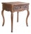 19th Century French Carved Oak Side Table With Drawer For Sale