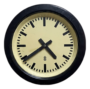 Large Industrial Factory Clocks from GW, East Germany, 1960s