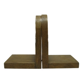 Art Nouveau Wooden Bookends, Sweden, 1900s, Set of 2 For Sale