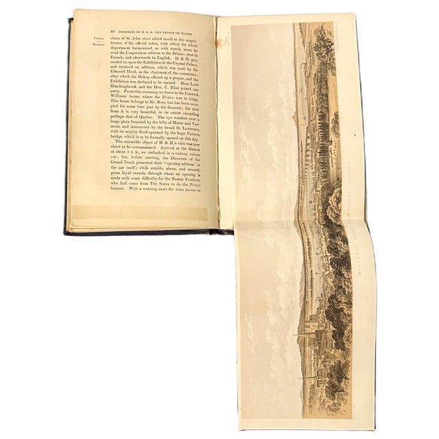 Antique 1st Ed Book: Journal of the Progress of h.r.h. The Prince of Wales Through British North America 1860 For Sale - Image 6 of 13