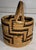 1930s 1930s Hand Made Hemp Basket W/ Handle For Sale - Image 5 of 9