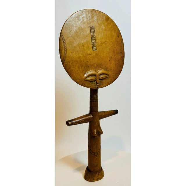 Wood Ashanti Akua’ba Fertility Figure, Ghana, Circa 1930–1940 For Sale - Image 7 of 16
