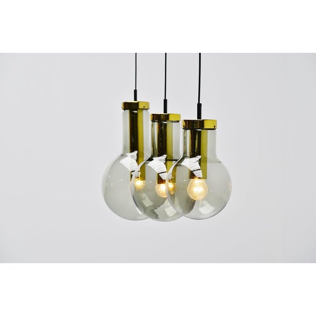 Gold Maxi Globe L Pendant Lamp from Raak, the Netherlands, 1965 For Sale - Image 8 of 9