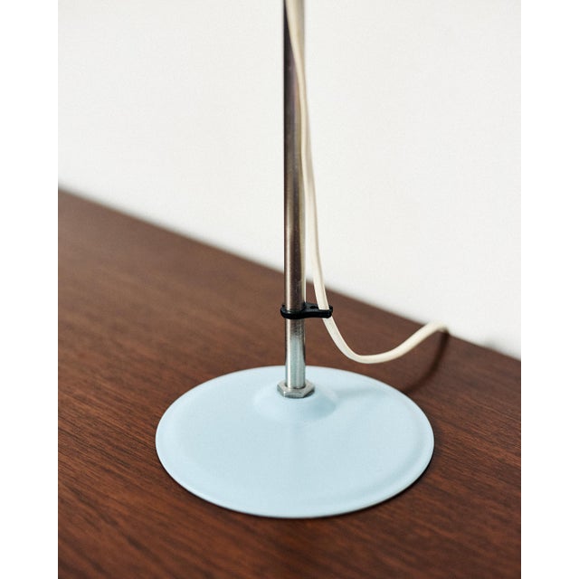 Babyblue Table Lamp, 1970s, in Restored conditions. Designed 1970 to 1979 European Plug (up to 250V).The wiring of this...