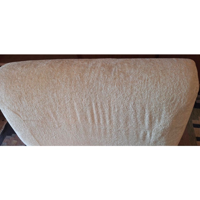 Italian Fiberglass Mohair Lounge Chair in the style of Mario Bellini, 1960s For Sale - Image 5 of 9
