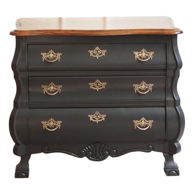 Baroque Bombé Chest of Drawers, 1700s For Sale