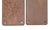 Reclaimed push plates made of steel with an antique bronze and rusted finish. The original mounting screws are not...